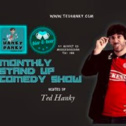The Hanky Panky Comedy Club - Middlesbrough Tickets | Bier And Beer Ltd Middlesbrough  | Fri 25th March 2022 Lineup