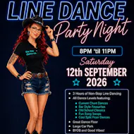 The Line Dance Co - September Party Night at St Ippolyts Parish Hall