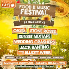 Social Eats Food & Music Festival Bromsgrove at Bromsgrove Rugby Football Club