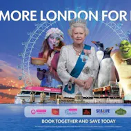 London Eye + Sea Life London + Shrek's Adventure - 3 Way Multi Attraction Passes at Riverside Building County Hall Westminster Bridge Road