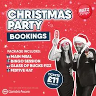 Christmas Party Bookings - Buzz Bingo Tooting at Buzz Bingo Tooting