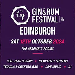 Gin & Rum Festival Edinburgh 2024 Tickets | The Assembly Rooms Edinburgh  | Sat 12th October 2024 Lineup