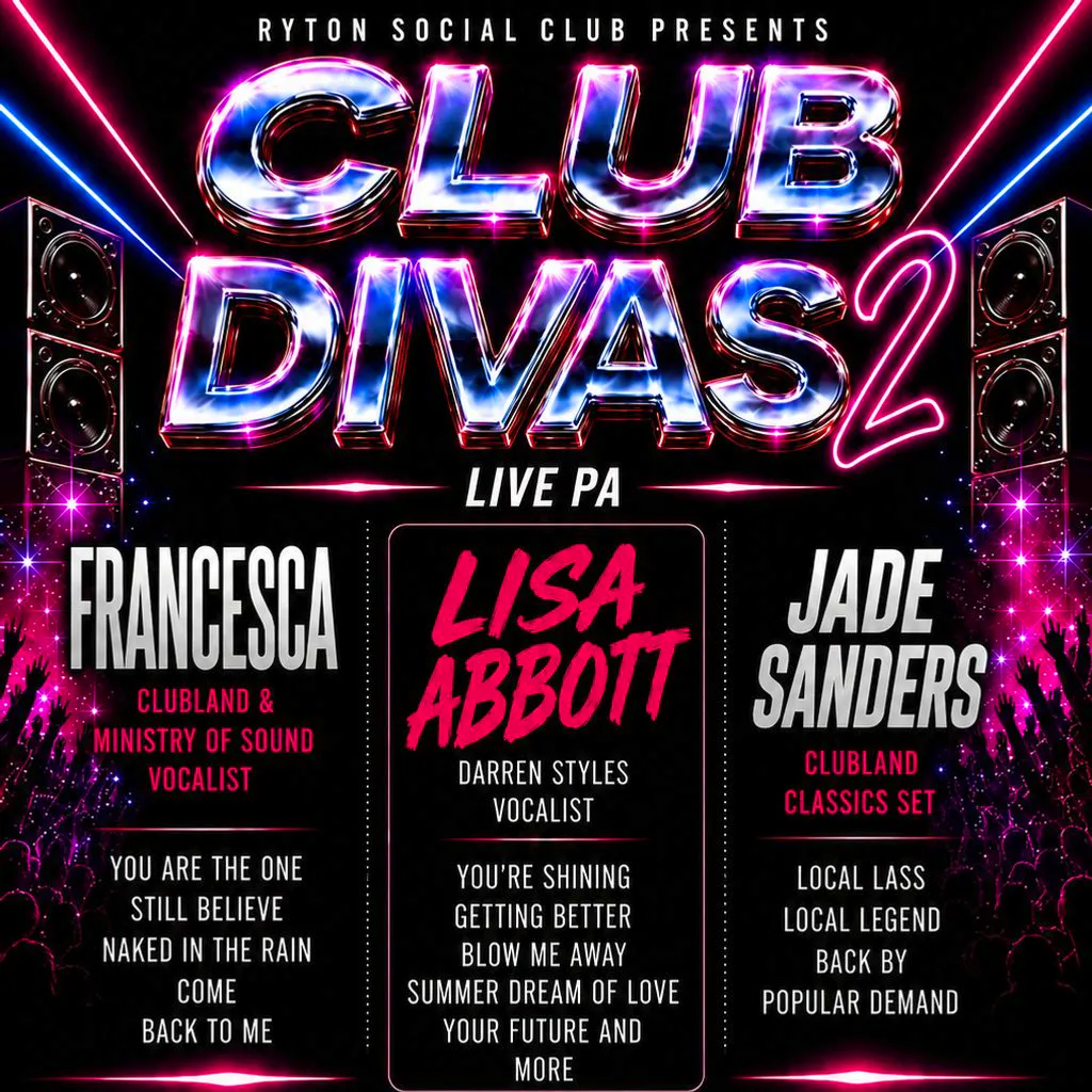 Club divas 2 at Ryton Social Club