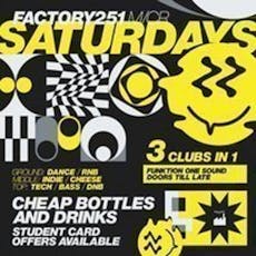 Factory 251 Saturdays at Factory Manchester