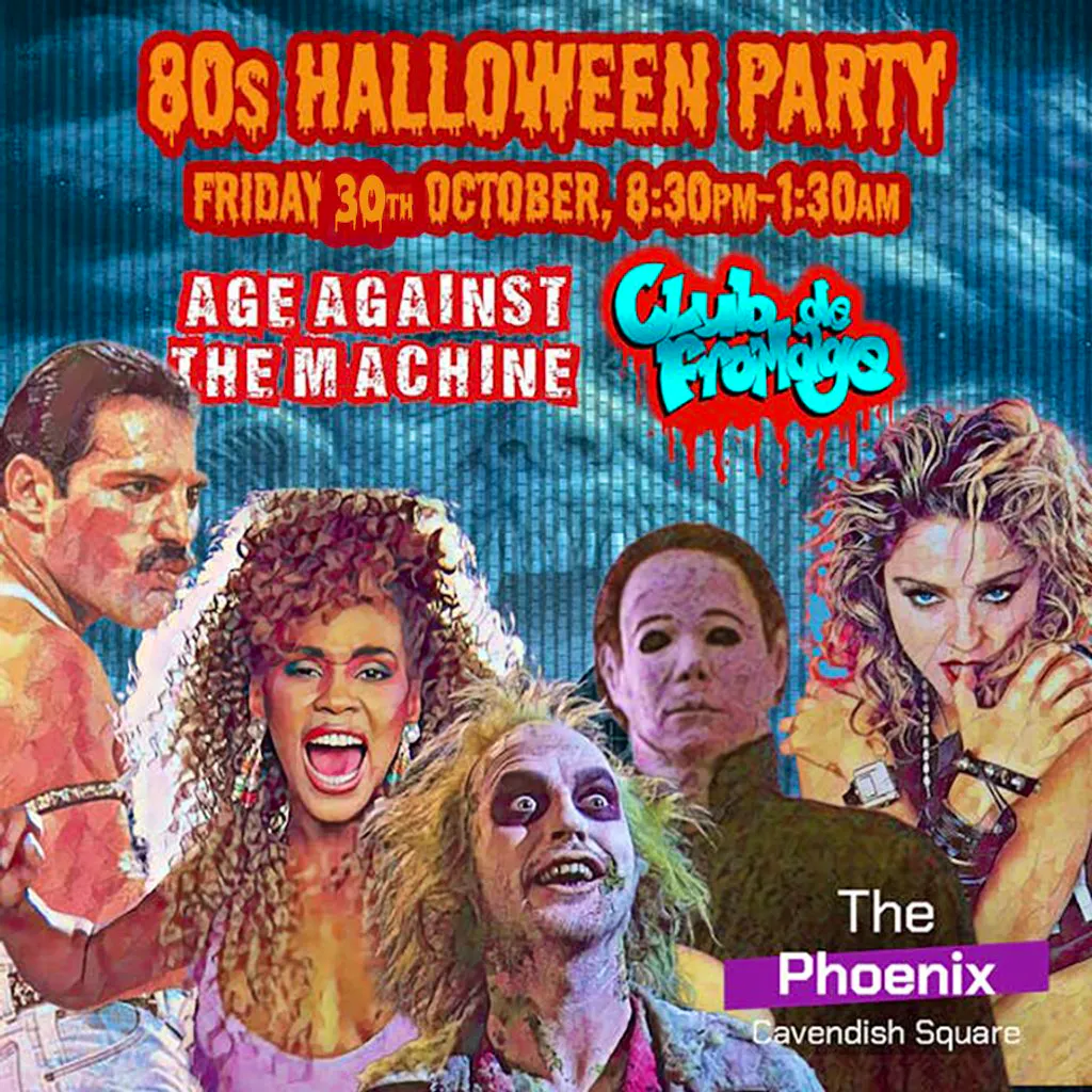 The 80s Halloween Party - Fri 30th October, 8:30pm-1:30am (18+) at The Phoenix