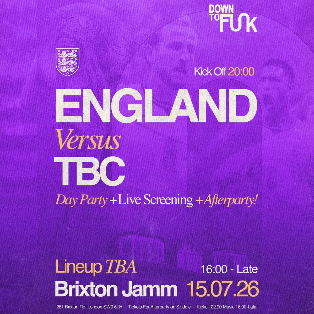 DTF presents: England vs Argentina- Semi Final at Brixton Jamm