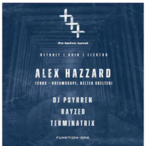 The Techno Tunnel | 28.08.26 | ALEX HAZZARD + more | Move Exeter