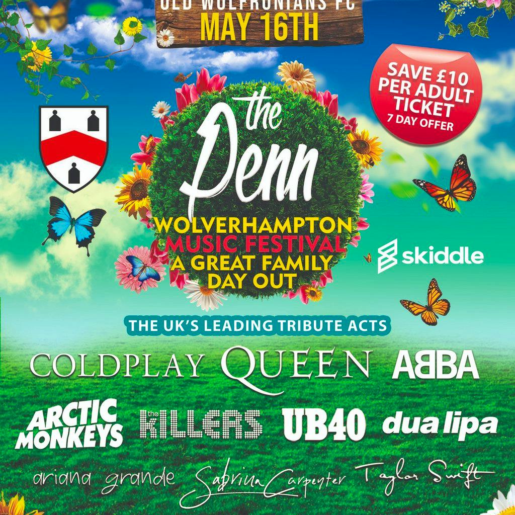 Penn Wolverhampton Family Music Festival 2026 at Old Wulfrunians Football  Club,