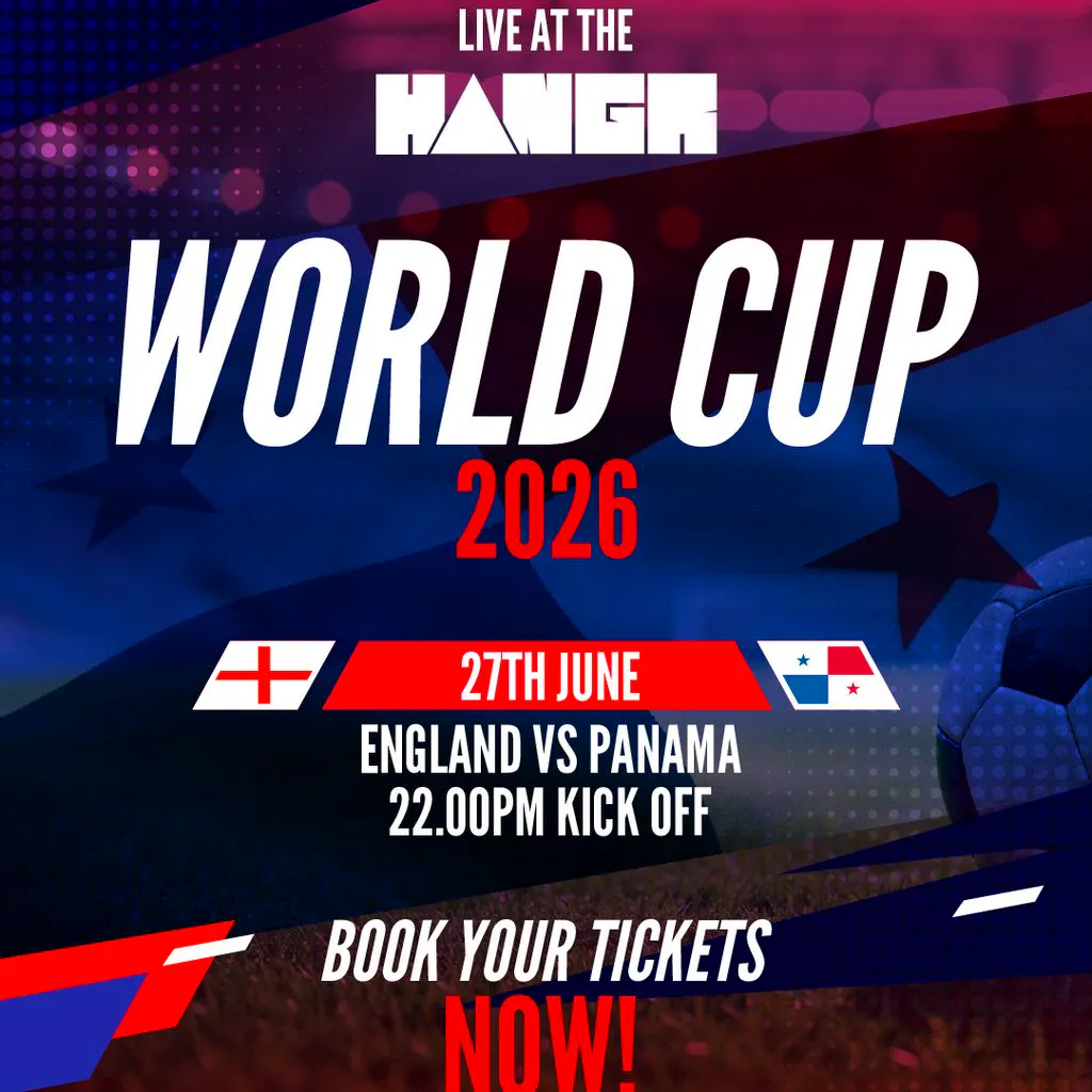 England vs Panama | World Cup 2026 Live | The HANGR at SYSheffield (Steel Yard)