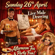 Male Live Drawing & Afternoon Tea at Sanctuary Bar Scarborough