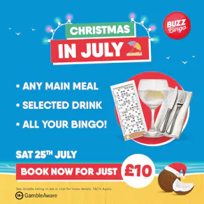 Xmas In July Night Out 25/07 - Buzz Bingo Medway