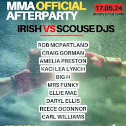 Cage Legacy MMA Official Afterparty - Irish vs Scouse DJs Tickets | Sensation Liverpool  | Fri 17th May 2024 Lineup