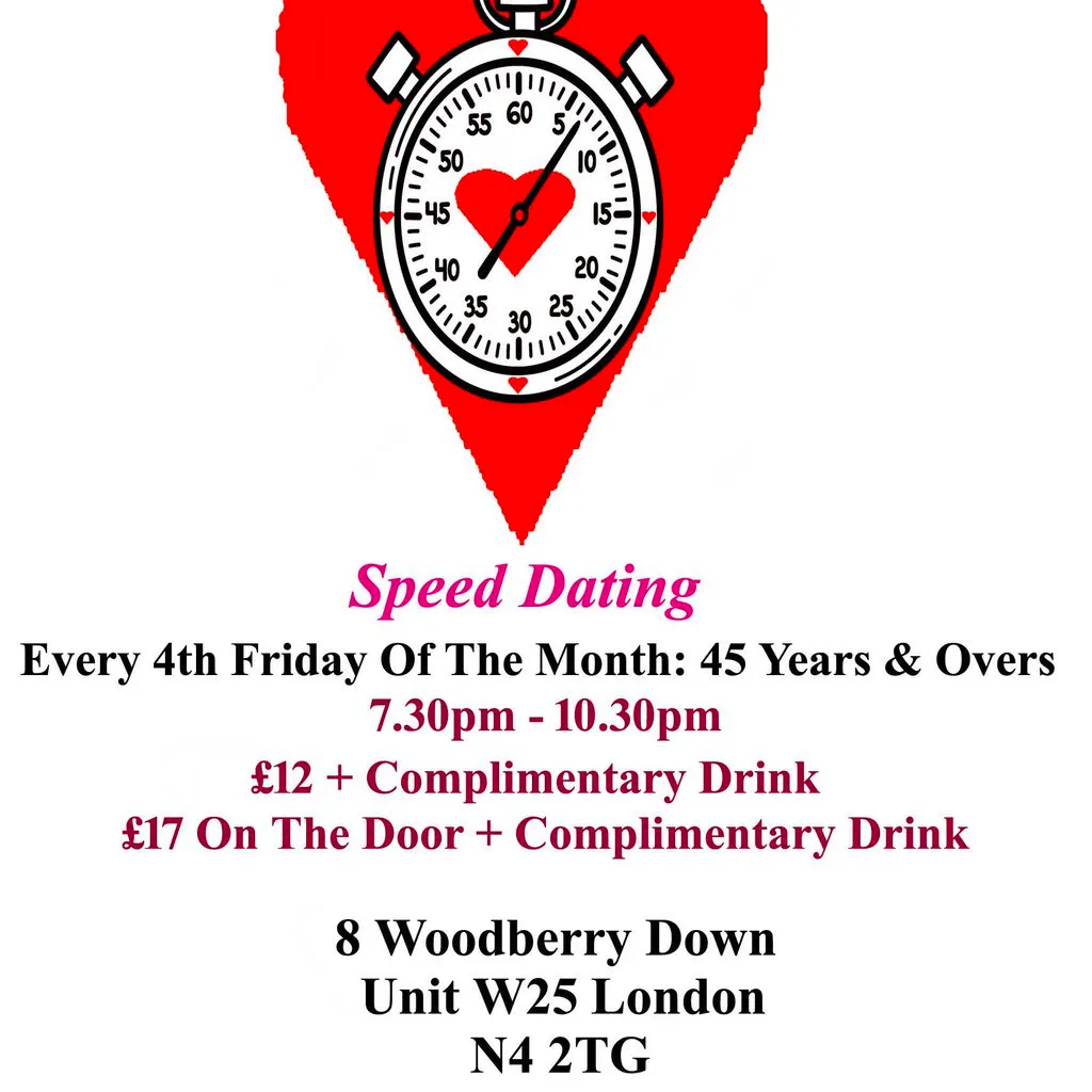 Speed dating 45 years & Overs Fridays at Creativity In Our Hands: Suzanne Asphall
