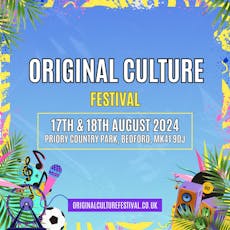 Original Culture Festival 2024 at Priory Country Park Barkers Lane Bedford MK41