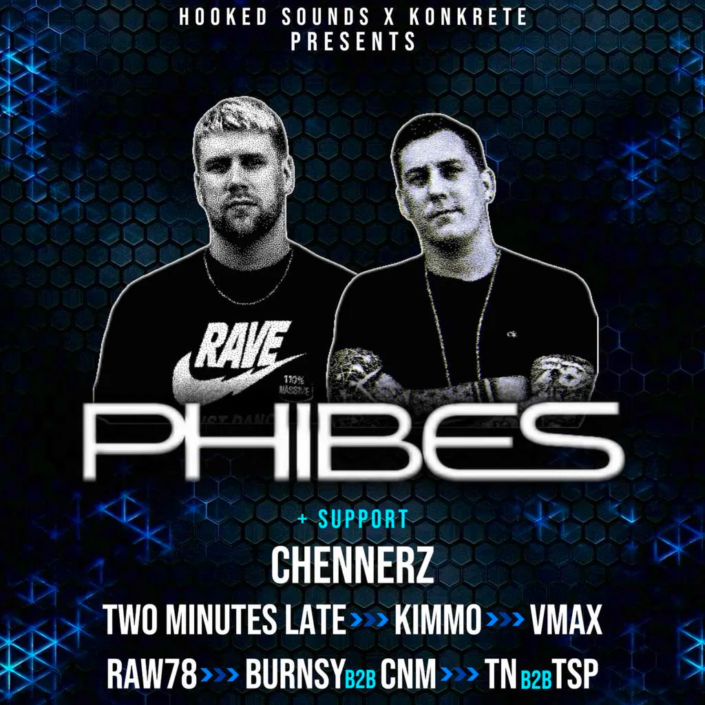 Hooked X Konkrete Presents Phibes (DNB) at Secret Garden Nottingham