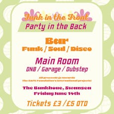 Funk in the Front / Party in the Back - SAFE Swansea Launch at The Bunkhouse Swansea