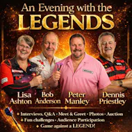 Legends of Darts Evening at Empress Ballroom Mexborough