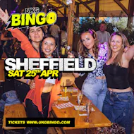 UKG BINGO SAT 25th April Sheffield at Southbank Warehouse