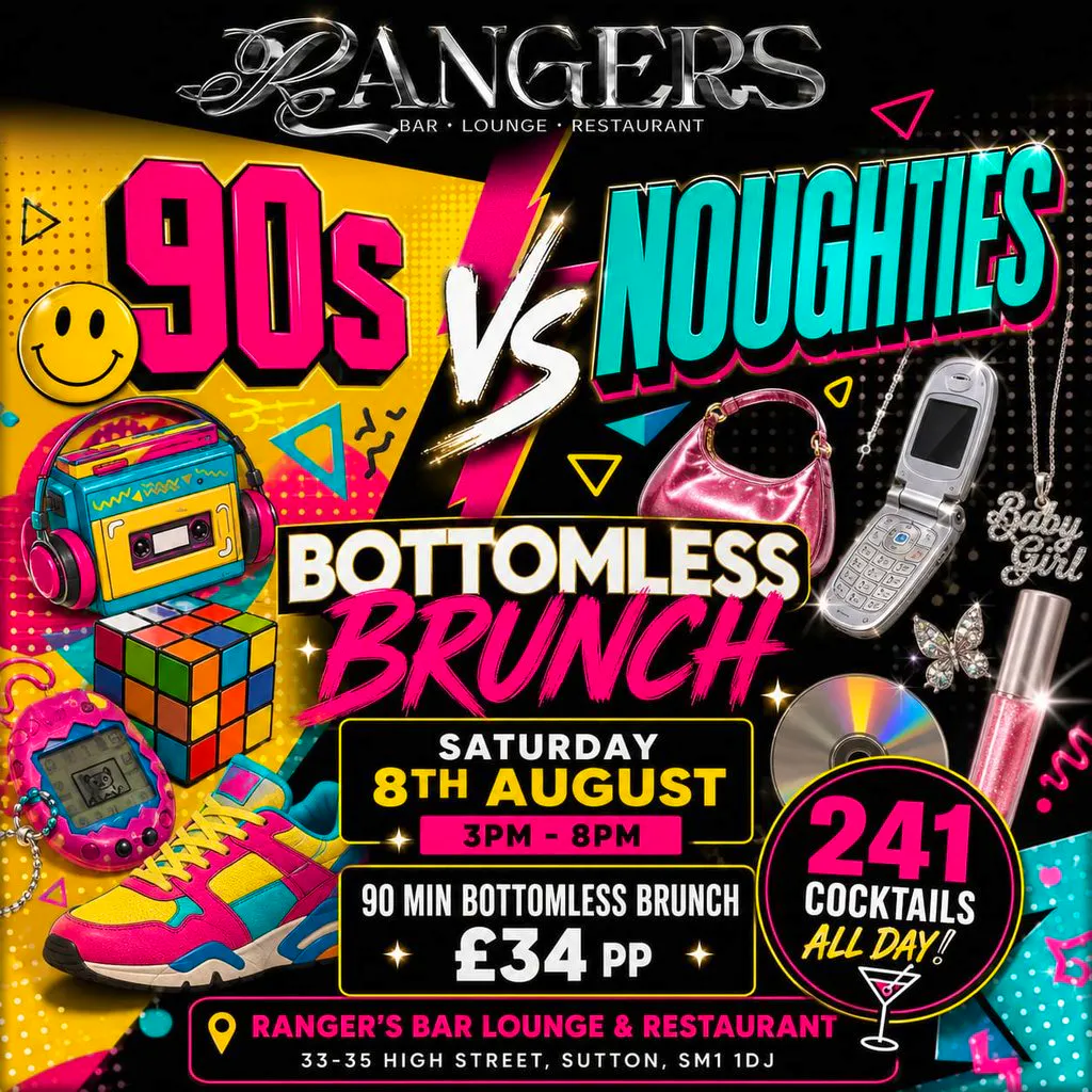 90s Vs Noughties Brunch at Ranger's Bar Lounge And Restaurant
