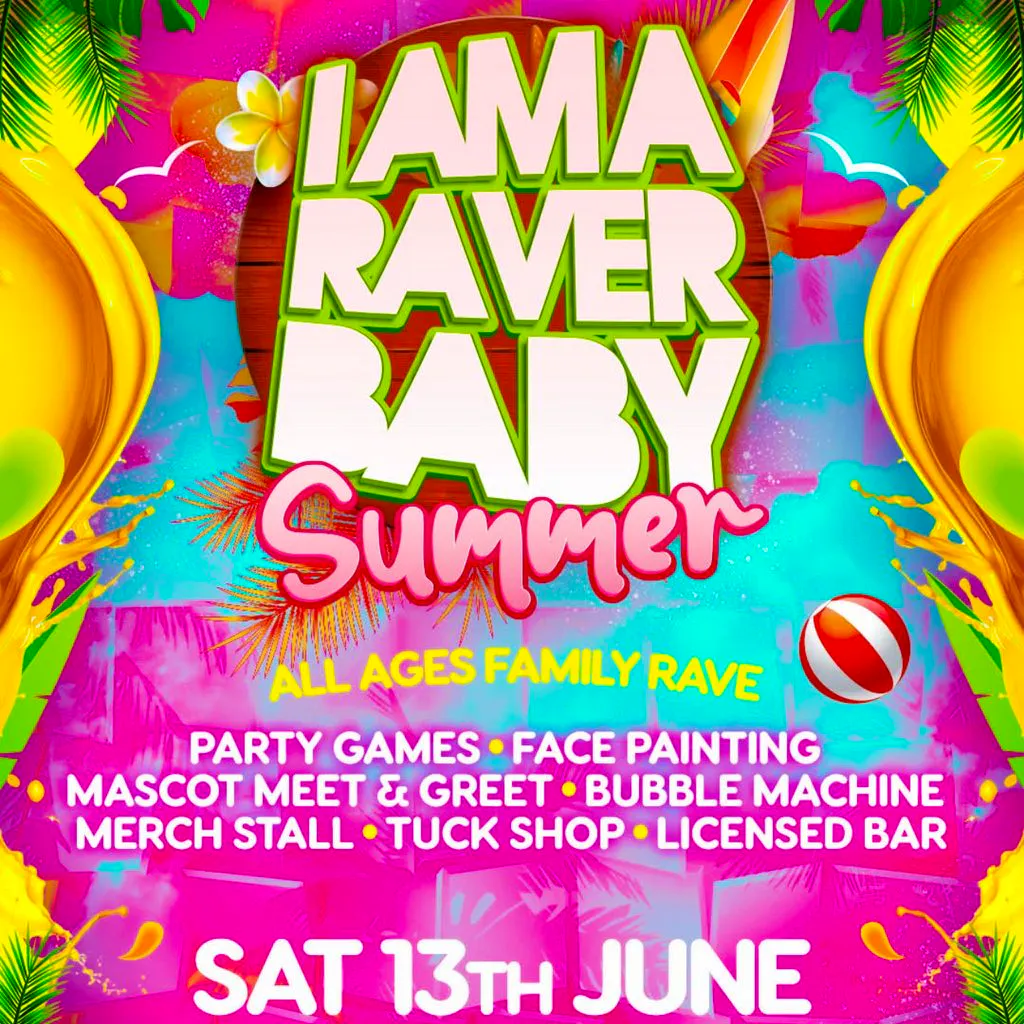I am a raver baby at The Steelworks Bar And Grill