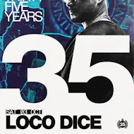 MoS Birthday - 35 years: URGE: Loco Dice at Ministry Of Sound