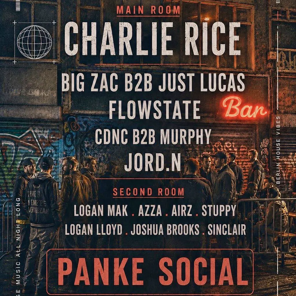 TEST B3D #003 - Presents: CHARLIE RICE at Panke Social Club