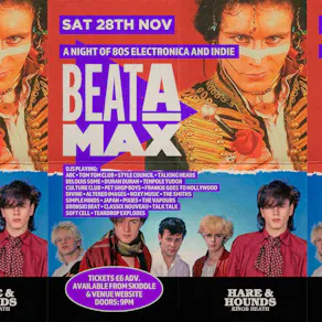 Beatamax - A Night of 80s Electronica & Indie