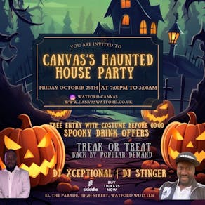 Canvas Haunted House Party