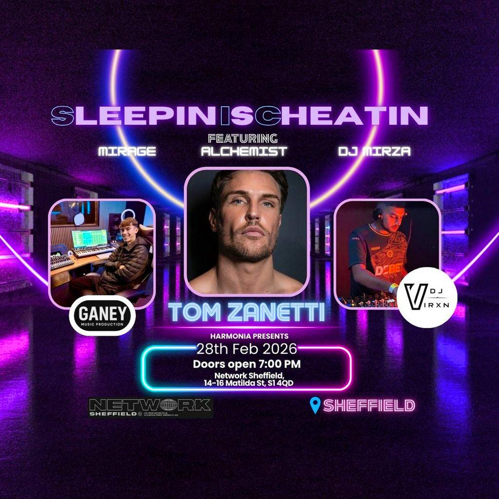 Sleepinischeatin with Tom Zanetti Sheffield February 28th at Network Sheffield 14 16 Matilda Street S14qd