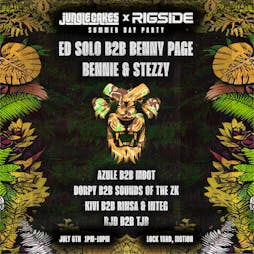RIGSIDE x Jungle Cakes Summer Day Party Tickets | Motion Bristol  | Sat 6th July 2024 Lineup