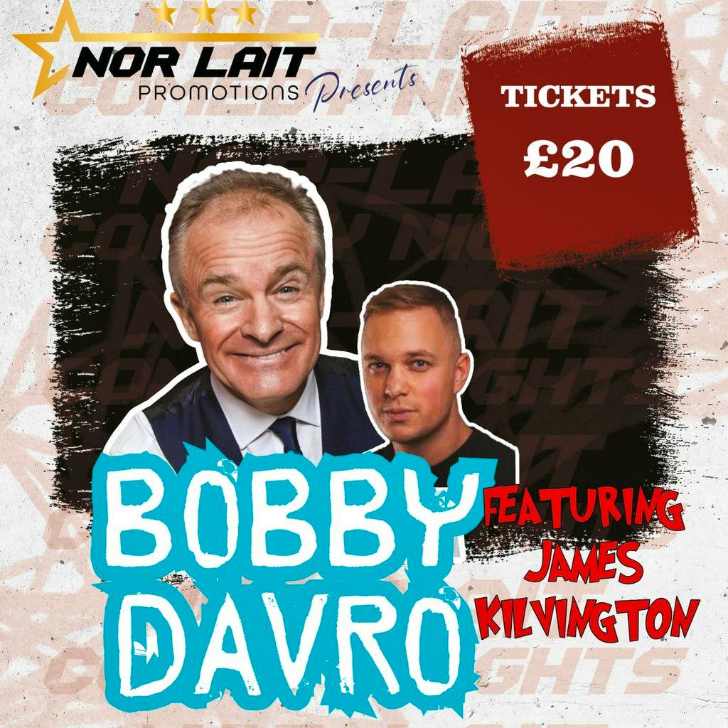 A night with Bobby Davro at Wilton Fields Grimsby