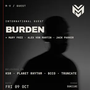 BURDEN - SUKi10C - Birmingham