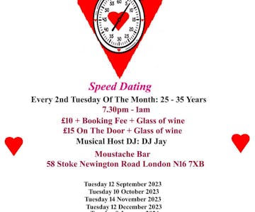Speed Dating.  25 - 35 years.  Tuesdays