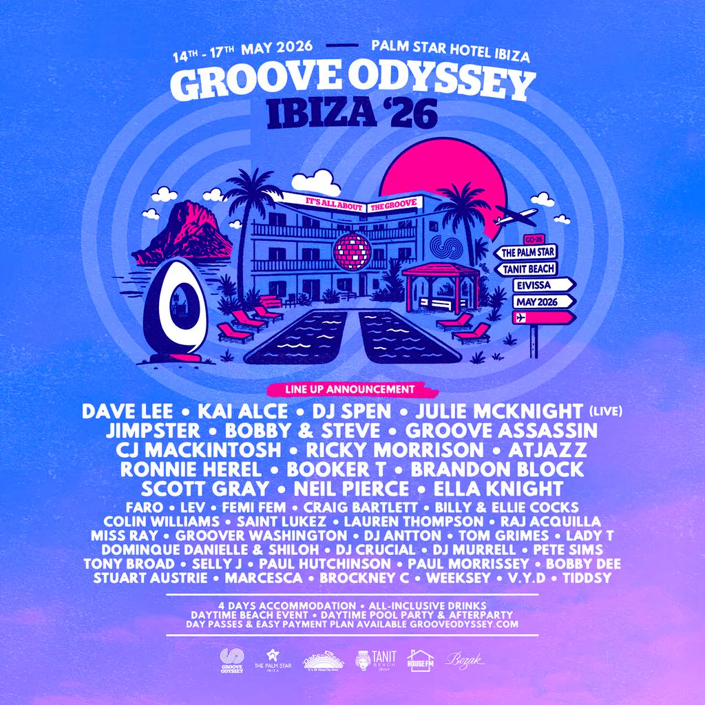 Groove Odyssey Ibiza 2026 - Day Passes at The Palm Star Hotel