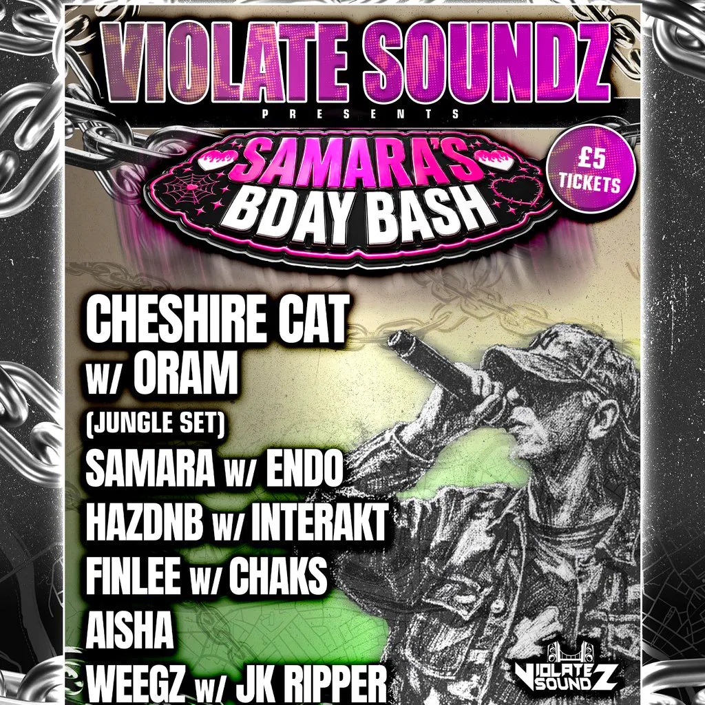 Violate soundz Presents: Samara's Birthday Bash at The Full Moon And Attic Bar