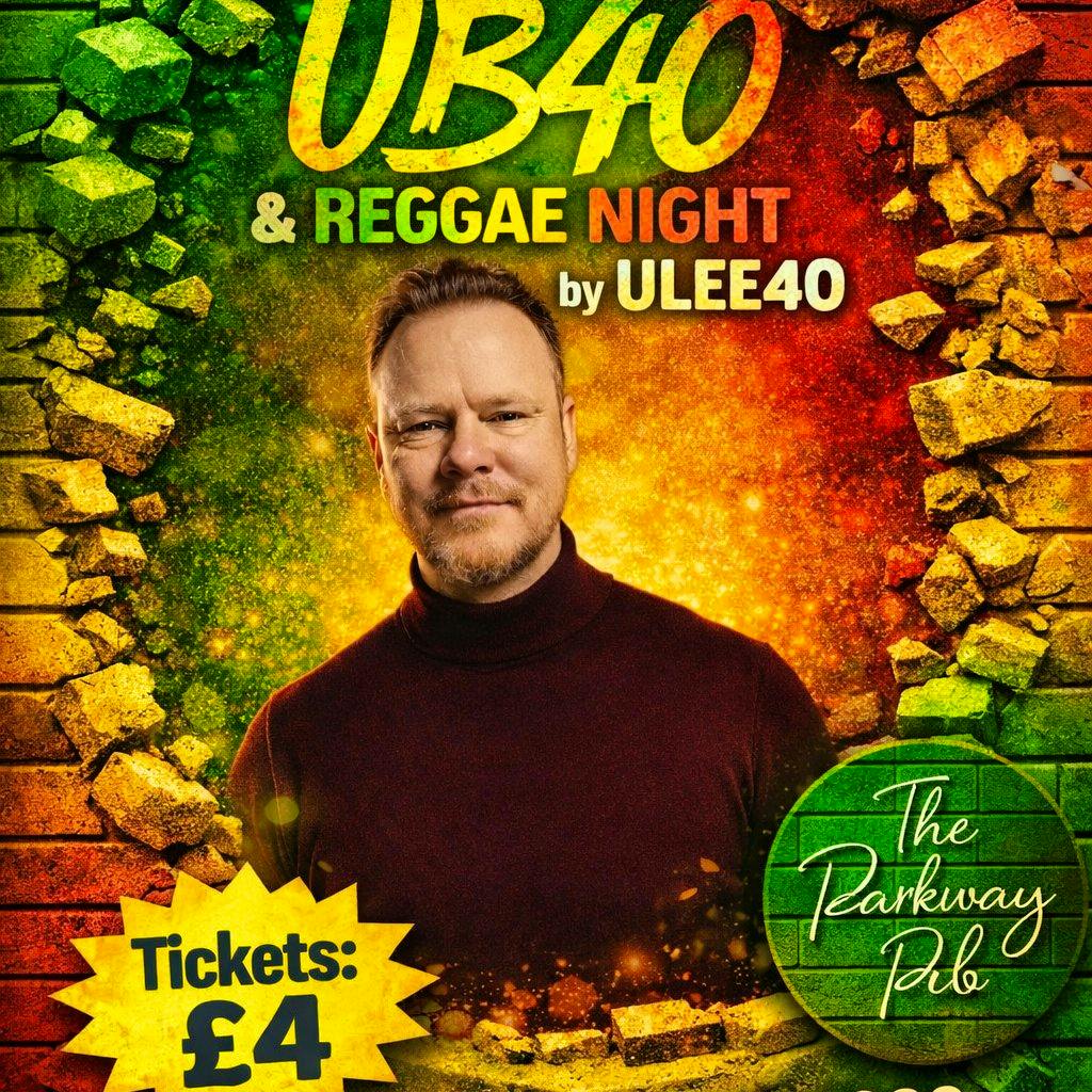 UB40 & Reggae Tribute by ULEE40 at The Parkway Sports Bar, Lounge And Function Suite
