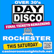 Day Disco (Over 30's) - Saturday 2nd May 2026 at Casino Rooms