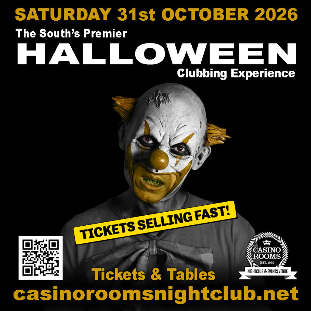 Casino Rooms' Legendary Halloween Clubbing Experience 2026 at Casino Rooms