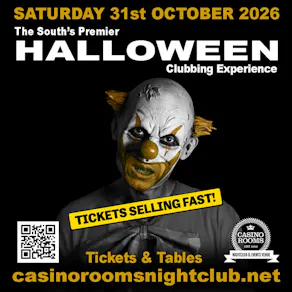 Casino Rooms' Legendary Halloween Clubbing Experience 2026