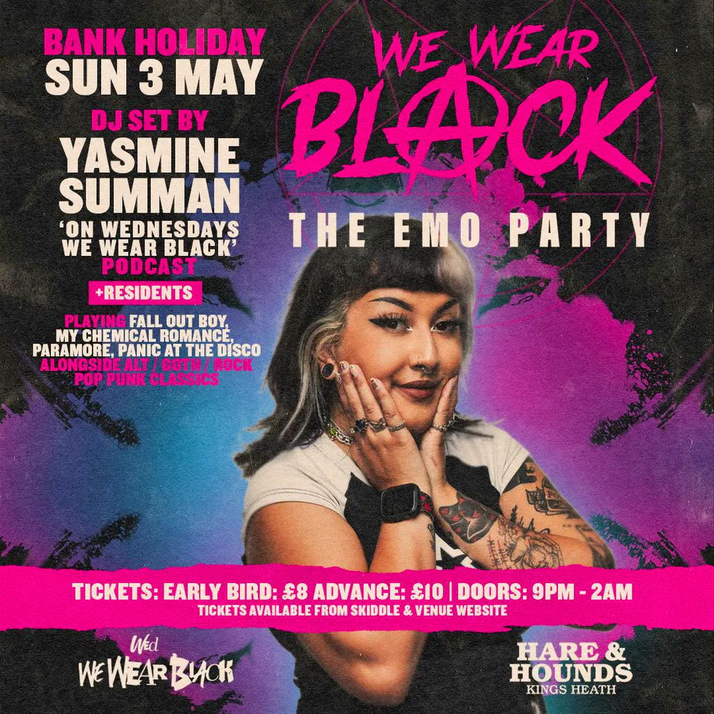 We Wear Black - The Emo Party at Hare And Hounds Kings Heath