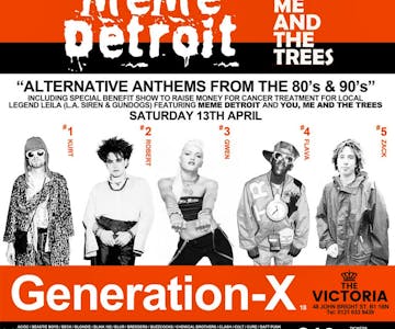 MeMe Detroit / You Me and the Trees / Generation X (Fundraiser)