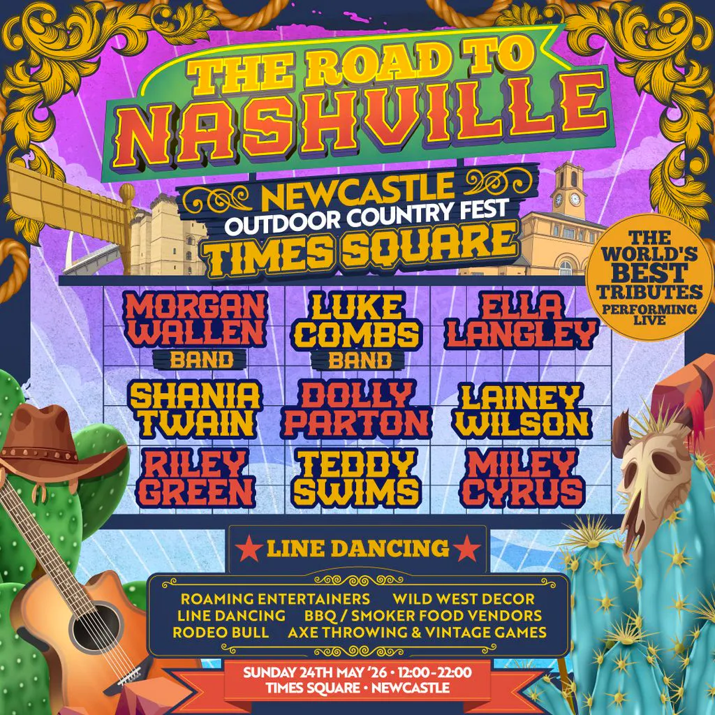 Road to Nashville Festival | Times Square |LAST 100 TICKETS at Times Square Newcastle
