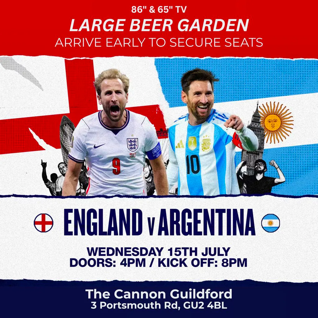 England VS Argentina GUILDFORD at The Cannon Guildford