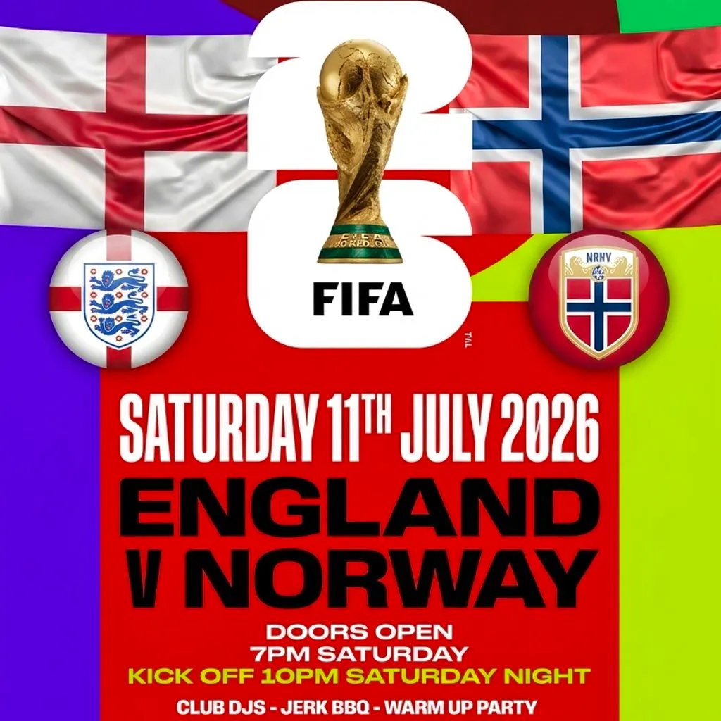 England vs Norway @ Sunrooms at Sunrooms2 Southend On Sea