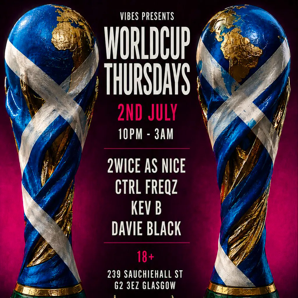 Vibes Thursdays Bounce, Techno & Trance at Vibes Glasgow