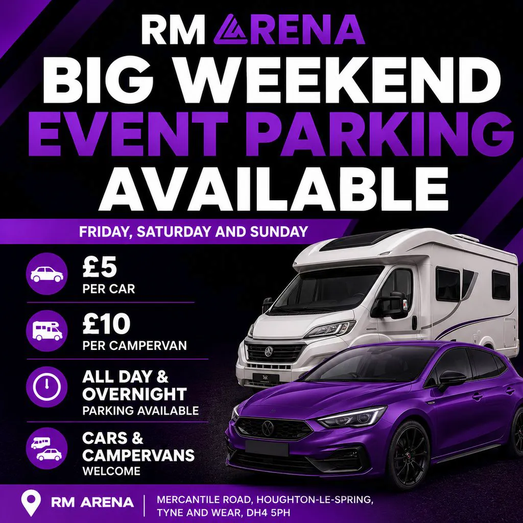 Big Weekend Car Parking at The Rainton Arena