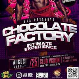 Chocolate Factory Intimate Experience Bank Hol Sun 25th August Tickets | VISION NIGHT CLUB WHITWORTH STREET M1 5WW Manchester  | Sun 25th August 2024 Lineup