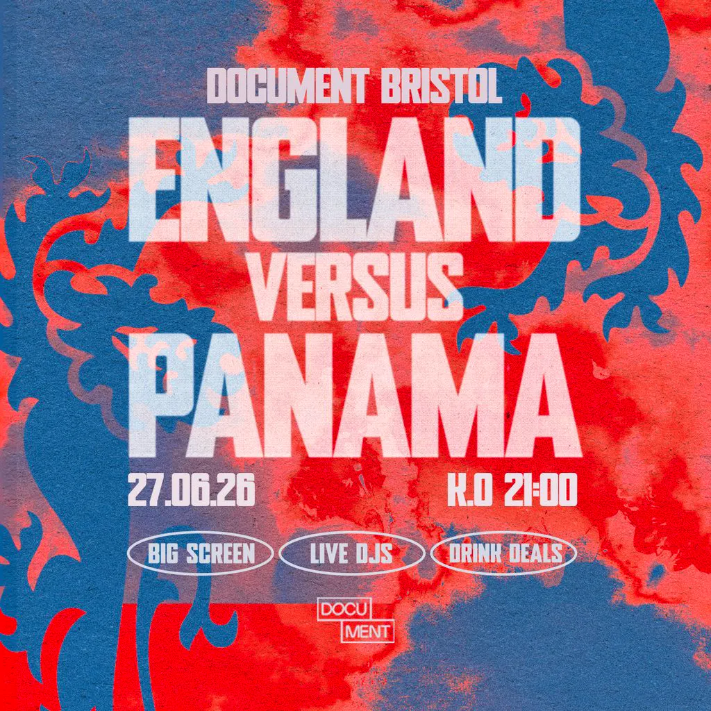 World Cup Screening: England vs Panama at DOCUMENT Bristol