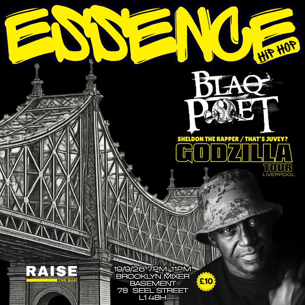 Blaq Poet Live In Liverpool at Brooklyn Mixer
