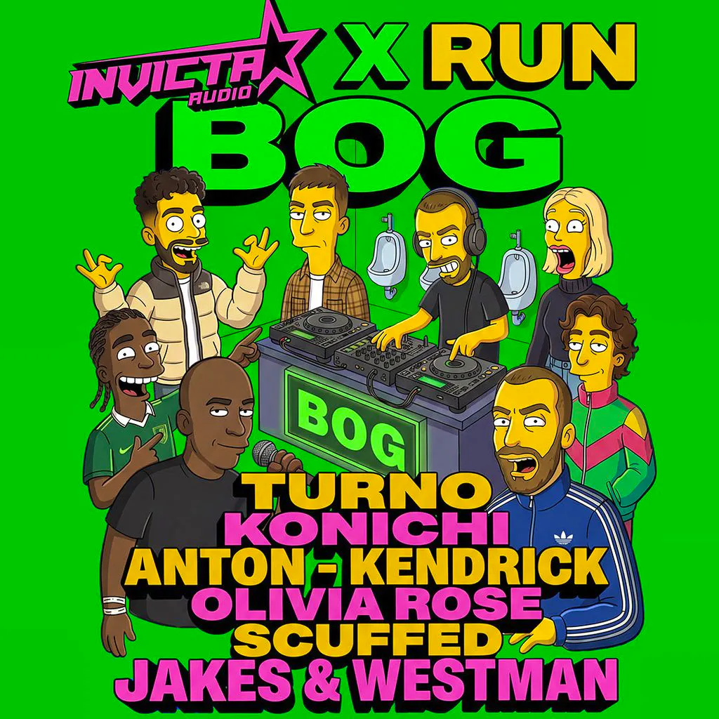 Invicta Audio x RUN: BOG at Clock Factory Bristol